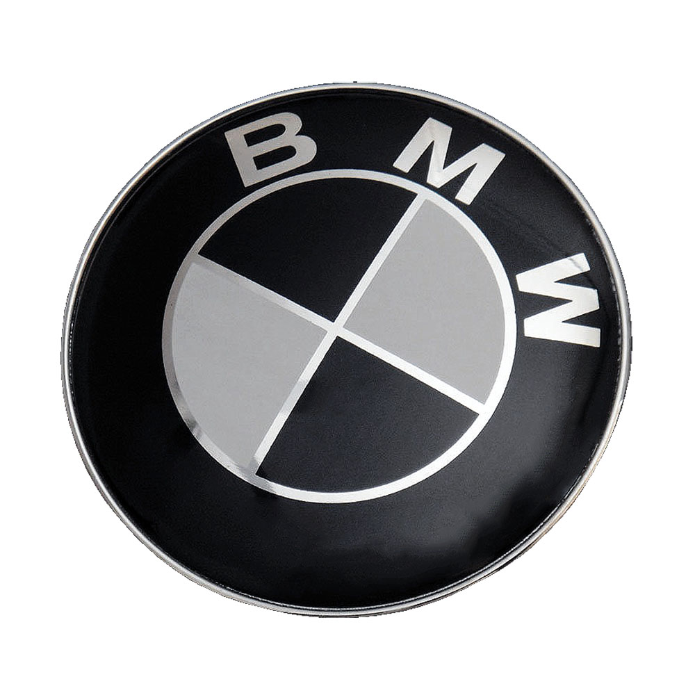 ΣΗΜΑ ΚΑΠΟ BMW ΑΣΠΡΟΜΑΥΡΟ 1ΤΜΧ