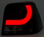 Πίσω φανάρια led lightbar design για Vw Golf IV - μαύρα - σετ 2τμχ.