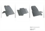 Λαστιχένια πατάκια Ford Transit / Ford Custom / Tourneo (2012-2023) - 3τμχ. - Image 4