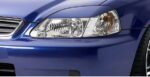 Φρυδάκια φαναριών Honda Civic (2001-2003) προ - facelift - μαύρα