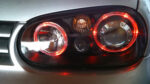 Φανάρια εμπρός Opel Astra H (2004-2009) angel eyes - μαύρα , χωρίς λάμπες (Η 7 ) - σετ 2τμχ. - Image 5