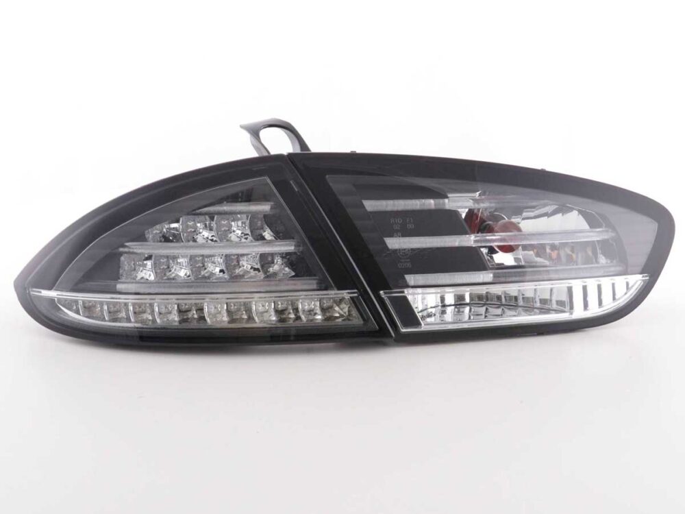 Πίσω φανάρια led Seat Leon 1P (2009-2012) - μαύρα - σετ 2τμχ.