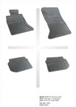 Λαστιχένια πατάκια BMW σειρά 5 F10 / F11 / F07 GT (2009-2013) - 4τμχ. - Image 4