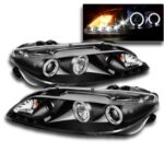Φανάρια εμπρός Mazda 6 (2002-2008) angel eyes, με λάμπες (Η1) - σετ 2τμχ. - Image 2