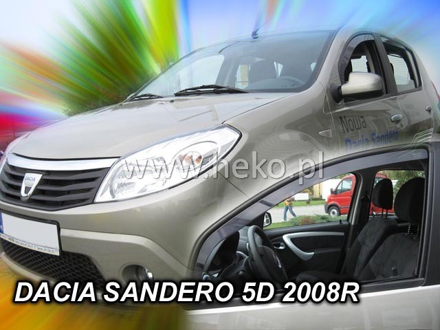 original-28149 Ανεμοθραύστες Dacia Logan I (2004-2013) sedan - 4 τμχ. εμπρός και πίσω, Heko - Image 1