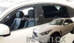 Ανεμοθραύστες Infiniti FX/QX (2008-2017) 5 πορτο - 4 τμχ. εμπρός και πίσω, Heko - Image 2