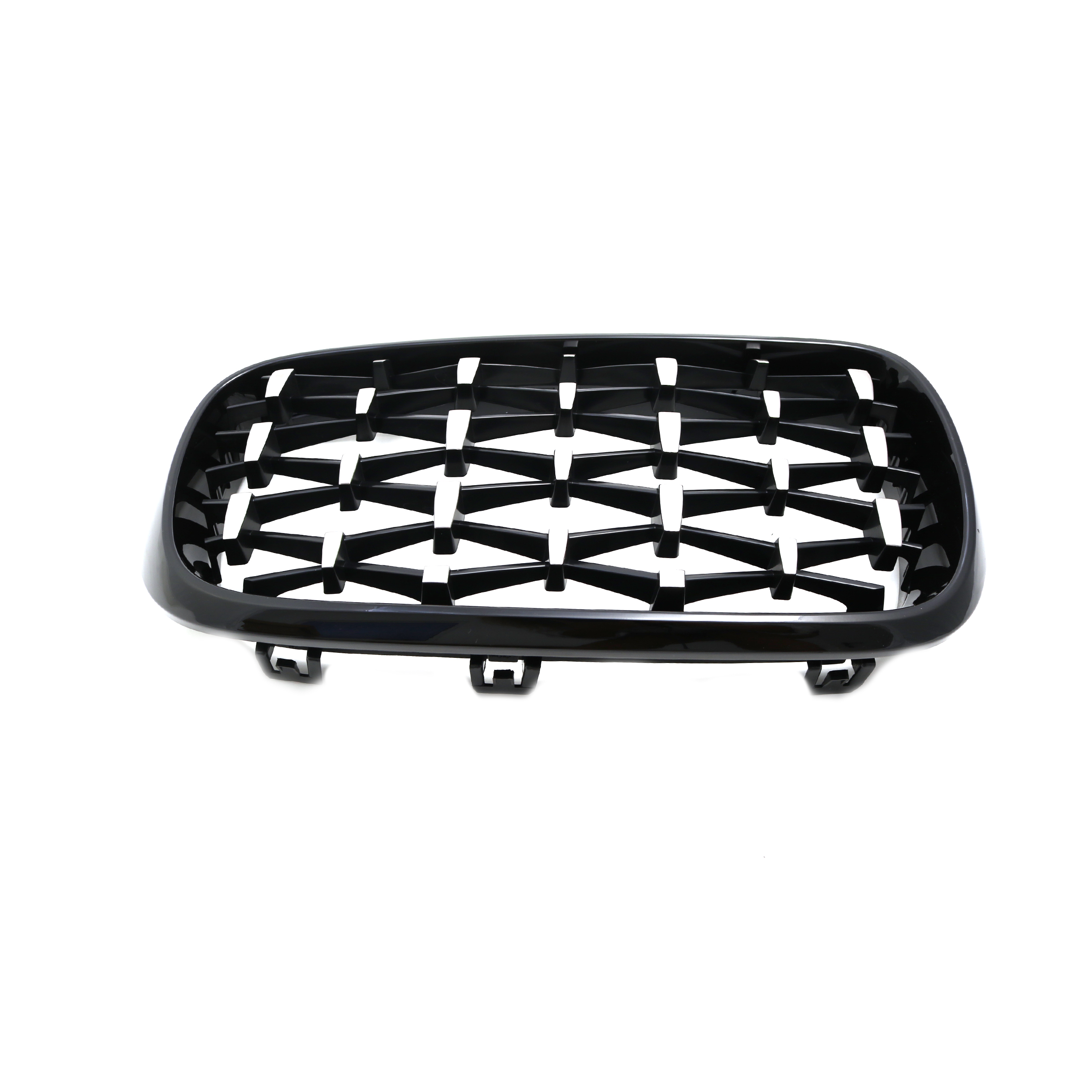 original-71360 Μάσκα BMW X5 F15 / X6 F16 (2013+) - γυαλιστερή - Diamond design χρωμίου/μαύρη - 2 τμχ. - Image 1