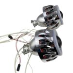 Bi xenon προτζέκτορες 2.5'' Morimoto Mini Spiral - με τετράγωνα δαχτυλίδια για angel eyes - μπλε μικρό και κόκκινο μεγάλο δαχτυλίδι -2 τμχ. - Image 5
