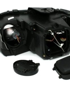Φανάρια εμπρός Audi A3 (2003-2008) led Dayline - μαύρα , με λάμπες (Η9) - σετ 2τμχ.