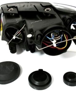 Φανάρια εμπρός Vw Passat B6 / 3C (2005-2010) angel eyes - chrome , χωρίς λάμπες (Η7) - σετ 2τμχ.