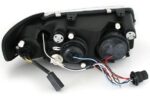 Φανάρια εμπρός Audi A3 (1996-2000) angel eyes - χρωμίου , με λάμπες (Η1) - σετ 2τμχ. - Image 2
