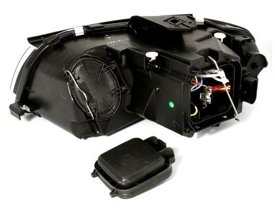 original-9027 Φανάρια εμπρός Audi A3 (2003-2008) led - chrome , χωρίς λάμπες (Η7) - σετ 2τμχ. - Image 1