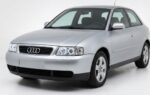 Φανάρια εμπρός Audi A3 (1996-2000) angel eyes - χρωμίου , με λάμπες (Η1) - σετ 2τμχ. - Image 3