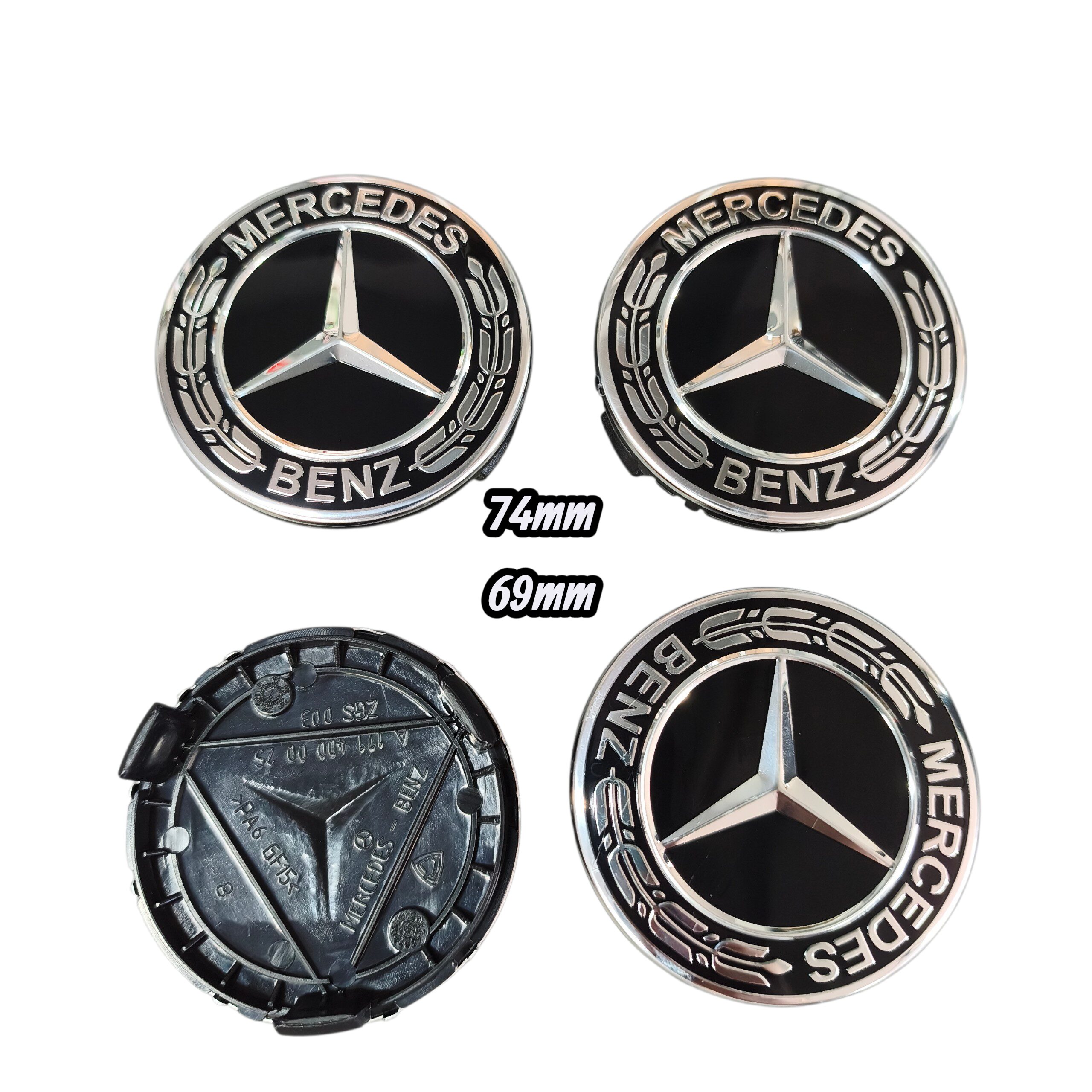 Καπάκια ζαντών Mercedes μαύρη δάφνη Καπάκια ζαντών Mercedes μαύρη δάφνη