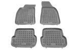 Λαστιχένια πατάκια AUDI A4 B6 / B7 (2001-2008) τύπου σκαφάκι - γκρι - 4τμχ., Rezaw Plast