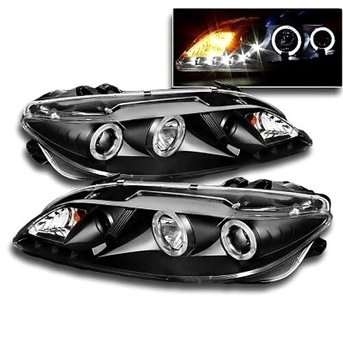 original-58391 Φανάρια εμπρός Mazda 6 (2002-2008) angel eyes, με λάμπες (Η1) - σετ 2τμχ. - Image 1