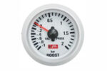 Όργανο μέτρησης τούρμπο - Boost Meter -VDO λευκό