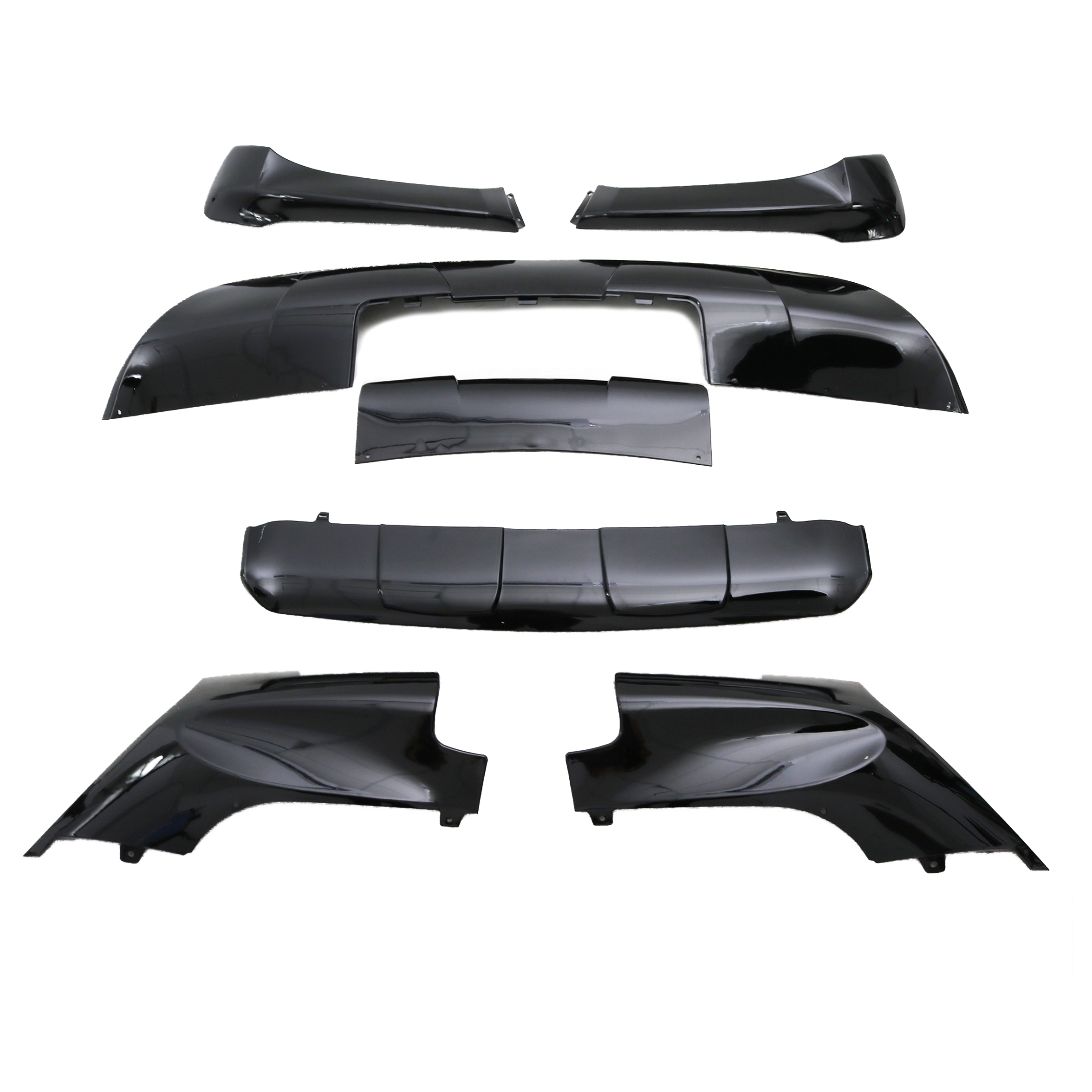 original-70071 Αεροδυναμικό πακέτο BMW X5 E70 (2007-2010) μάυρο γυαλιστερό - σετ 7 τμχ. - Image 1