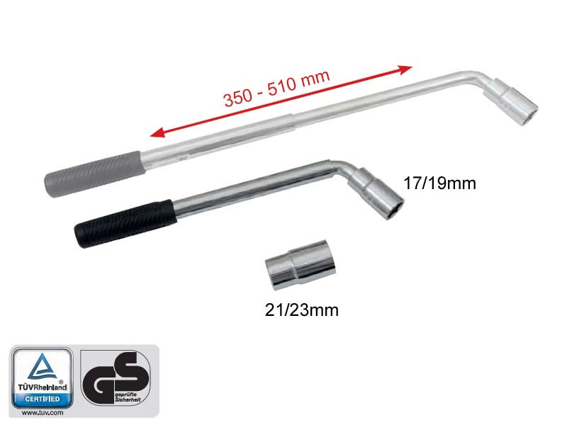 original-70753 Κλειδί για ζάντες για μεγέθη 17, 19, 21, 23mm "Petex" - 1τμχ. - Image 1