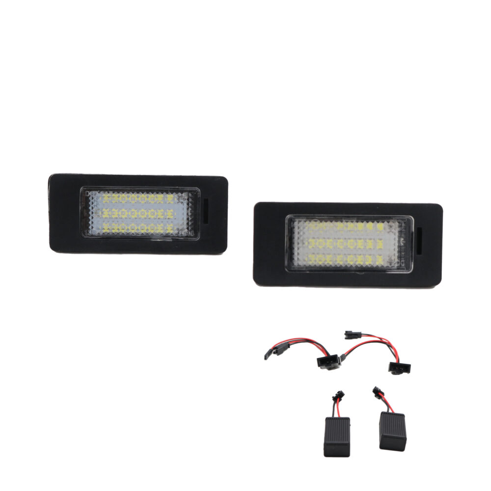 Πλαφονιέρα πίσω πινακίδας Audi A1, A4 B8, A6,A7, Q5 / Skoda Fabia / Superb / Yeti / VW Passat 2008+ - 2 τμχ.