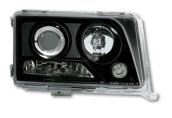 original-8404 Φανάρια εμπρός Mercedes W124 (1993-1995) - μαύρα , χωρίς λάμπες (Η7) - σετ 2τμχ. - Image 1