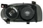 Φανάρια εμπρός Vw Golf ΙΙΙ με προτζέκτορα - ΜΚ2 design φιμέ , με λάμπες (Η1) - σετ 2τμχ.