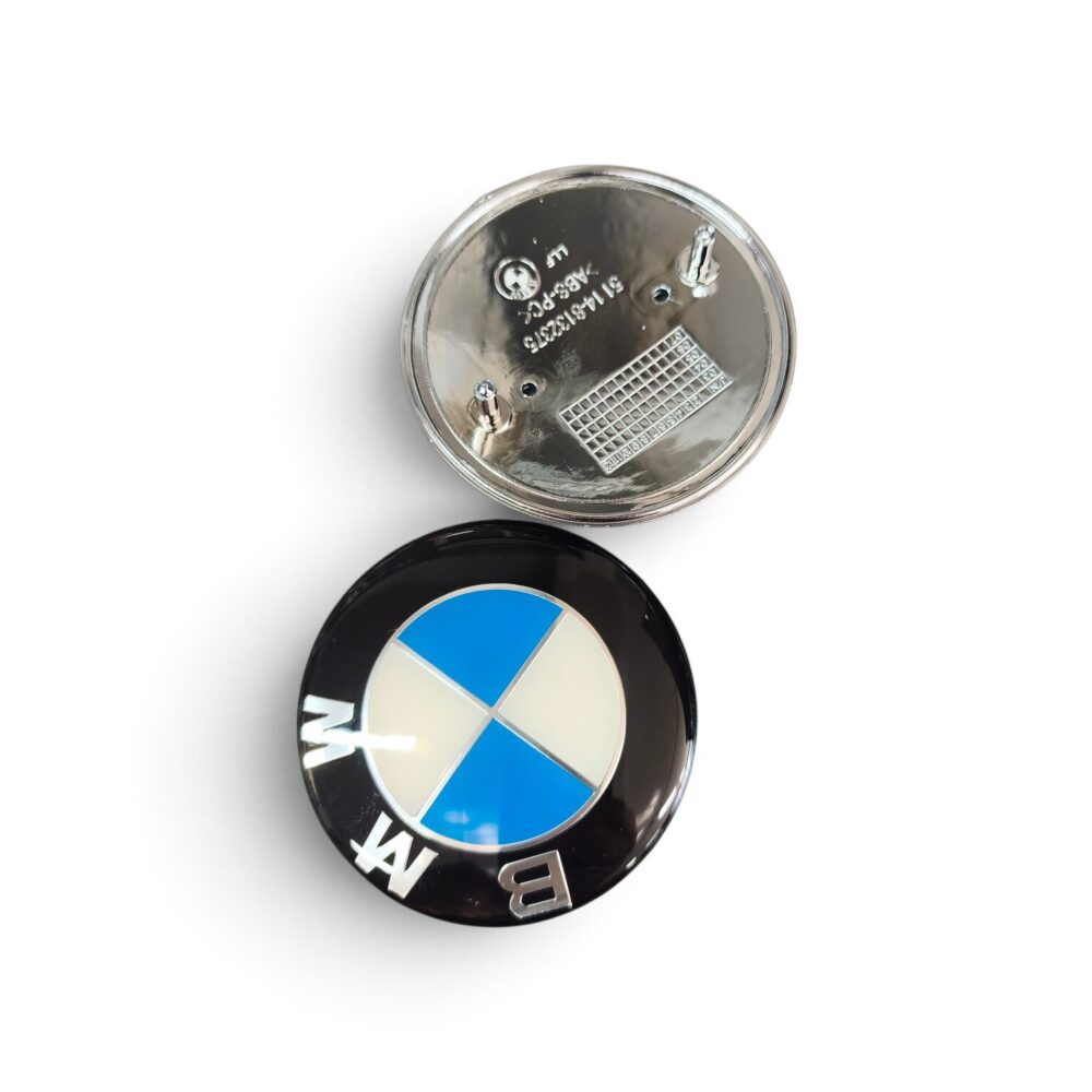 Σήμα καπό BMW άσπρο μπλε 73mm