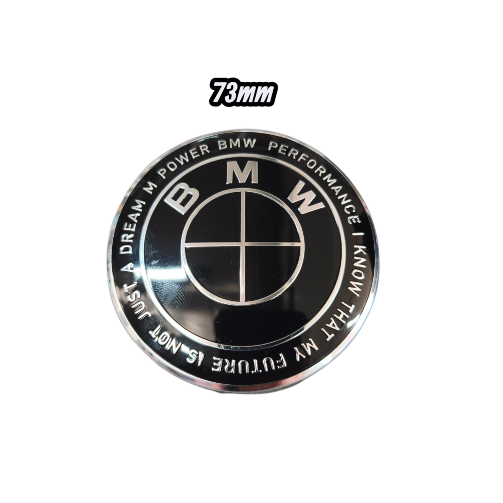Σήμα καπό BMW M Performance 73mm 50th Year Anniversary Black